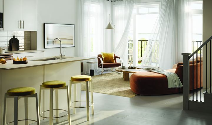 Living room, artist’s concept